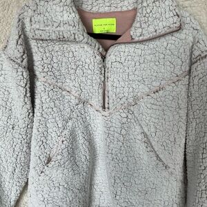 Plush Cream Teddy Jacket